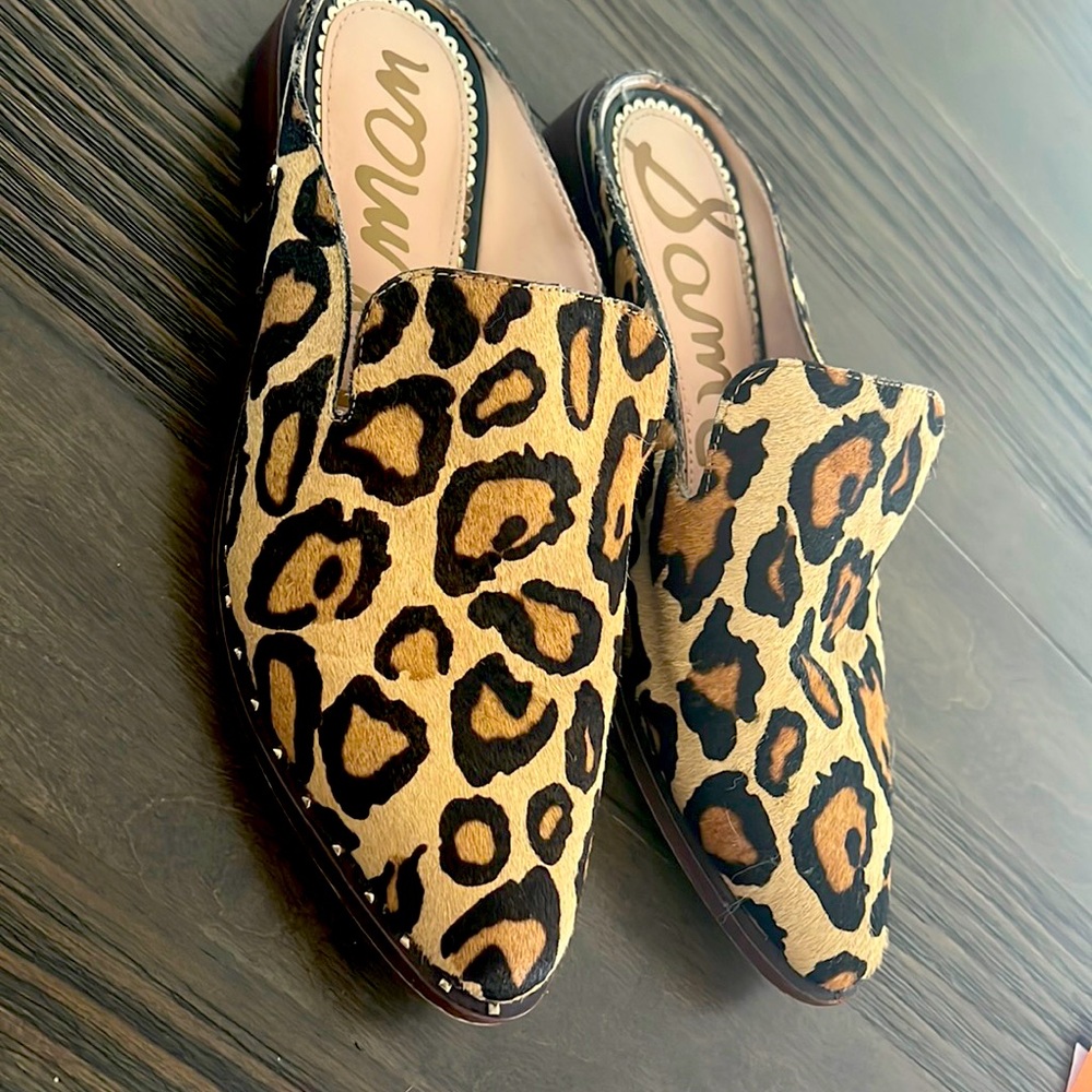 Sam Edelman Leopard mules - Size 8